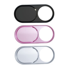 3pcs UltraThin Metal Webcam Cover Slide for Laptop and Smartphone Privacy Protection Black Silver Rose Gold