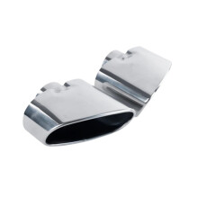 Stainless Steel Square Muffler Exhaust Tip Sports Style Rust Resistant for BMW X5 E70 20082010