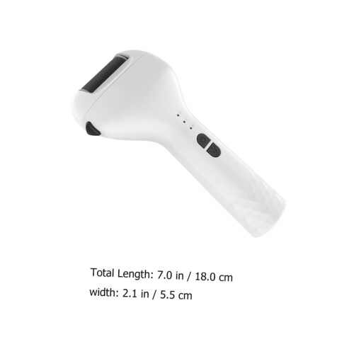 Electric Foot Scraper Rechargeable Callus Remover with USB Charging and Replaceable Quartz Heads 1