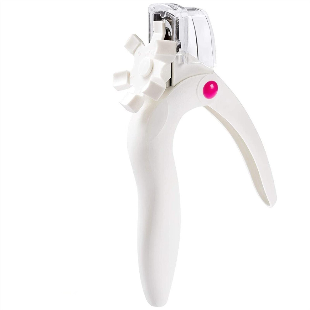 White Nail Tip Cutter Acrylic Nail Clippers Professional False Nail Edge Cutter French Style