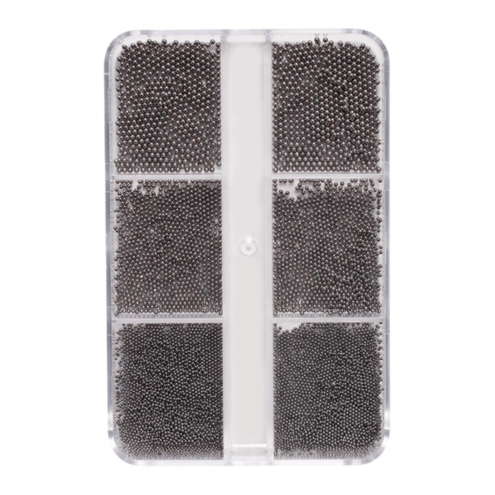 Nail Art Beads MultiSize Steel Caviar Beads for Precise DIY Manicure and Nail Decoration