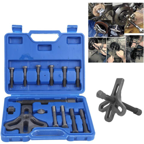Harmonic Balancer and Steering Wheel Puller Tool Kit, 13Pcs Crankshaft Pulley Removal Set 1
