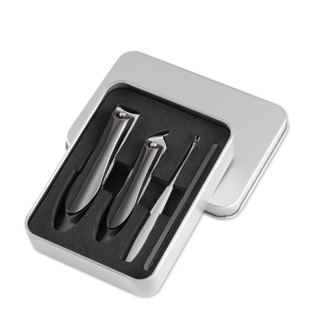 Manicure Pedicure Set with Stainless Steel Nail Clippers for Precise Grooming and Travel Use
