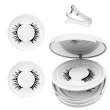 Magnetic Eyelashes with Applicator Natural Fluffy Look Glue Waterproof Reusable Lash Kit