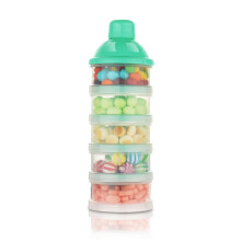Babypulver-Behälter mit 5 Schichten, auslaufsicher, stapelbar, Snack-Aufbewahrungsbehälter