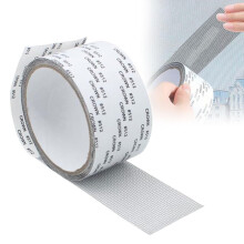 Strong Adhesive Screen Tape for Windows and Doors, Weather Resistant Gray Patch 2024
