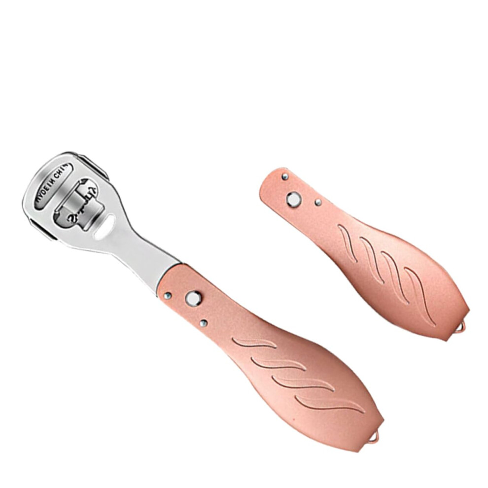 Stainless Steel Foot Scraper and Pedicure Foot File Set for Dead Skin and Callus Care