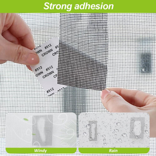 Strong Adhesive Screen  Tape for Windows and Doors, Weather Resistant Gray Patch 2024 2