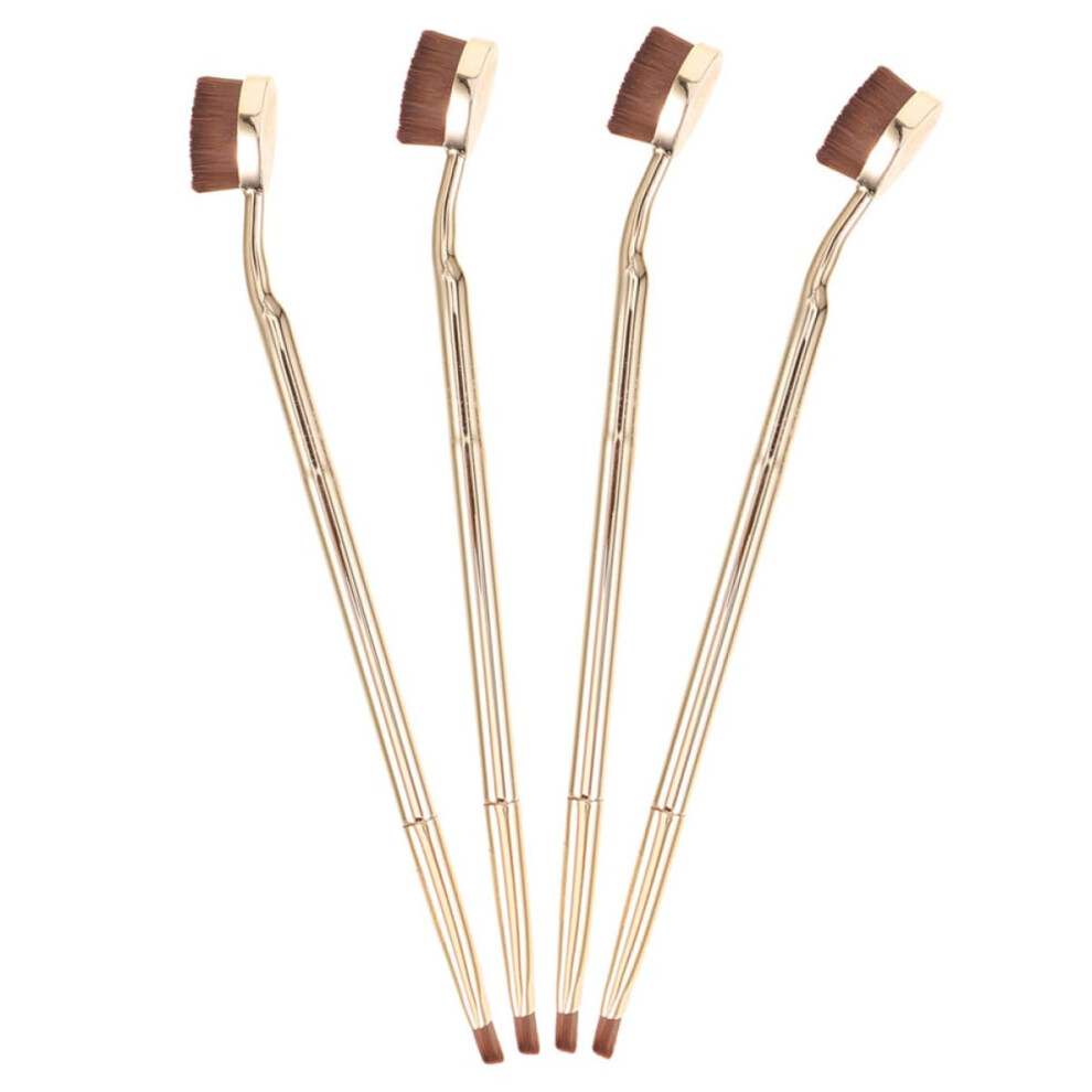 Makeup Brush Set with Dual Ended Concealer Brush for Under Eye Coverage and Precise Eyeshadow
