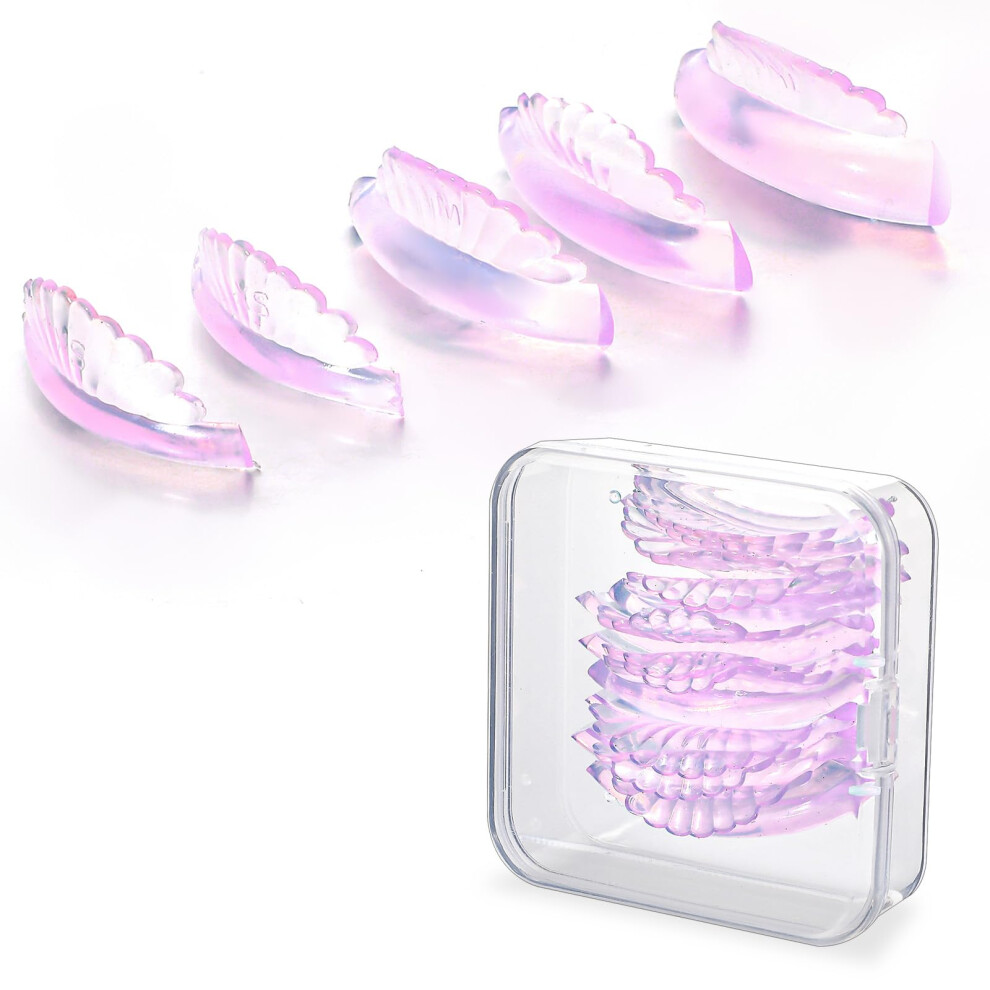 Lash Lift Pads 10pcs 5 Sizes Silicone Eyelash Perming Rods Reusable NonSlip Curling Shields