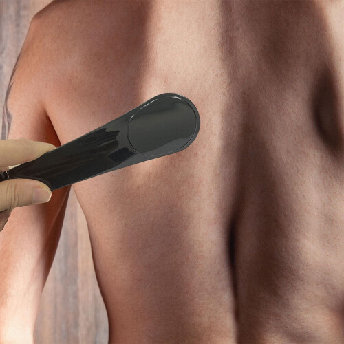 Self Tanner Back Applicator Foldable Streak Tool with Long Nonslip Handle for Even Tanning 1
