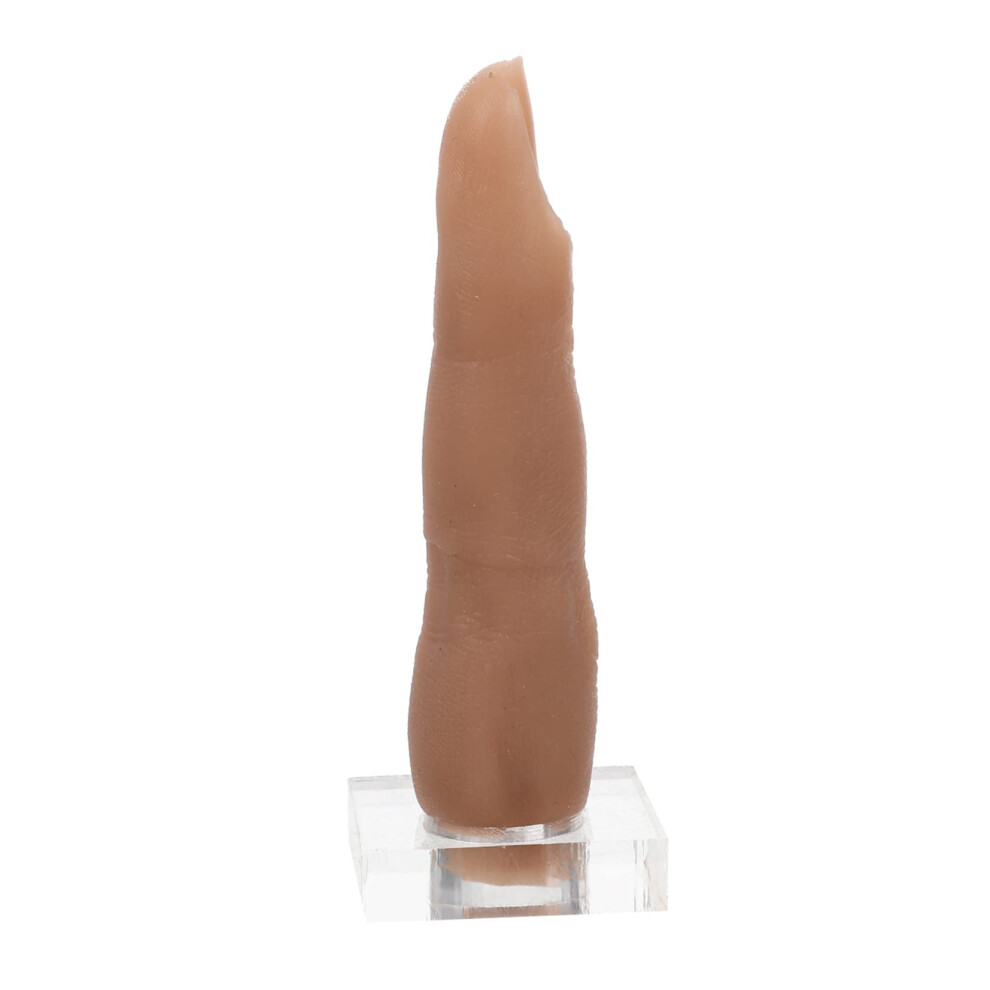 Silicone Practice Finger for Nail Art with Realistic Flexible Movement Reusable Manicure Training Tool