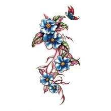 5Pcs Waterproof Realistic Temporary Tattoo Stickers for Women 2024 Designs Body Art