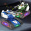 Robot tank bleu transformable 3 piles AA 3
