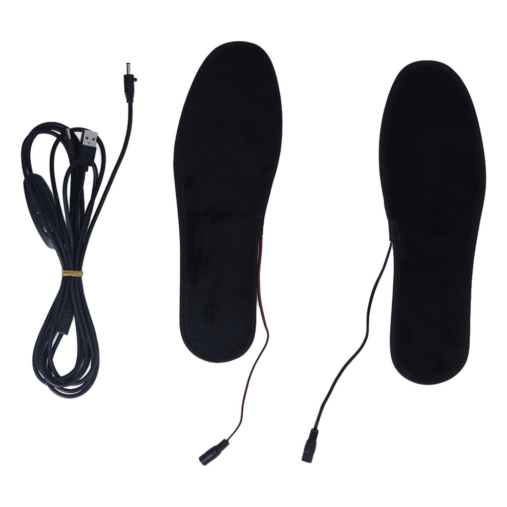 Electric Foot Warmers Heated Shoe Insoles With Safe And Leak Proof Construction Lightweight Usb Rechargeable Heaters For Men Women And Kids 9175034616570