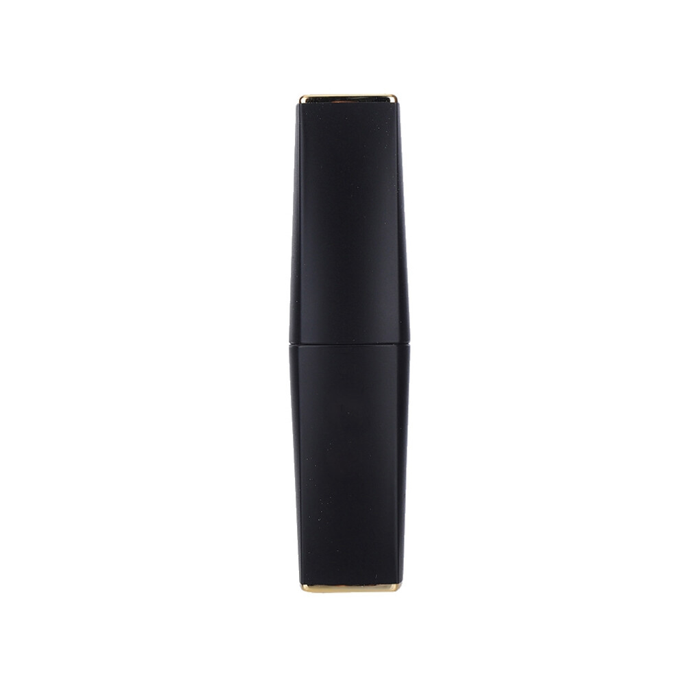 Homemade Lipsticks Tube with Bright Black Magnetic Clasp, Creative Plastic Lipstick Holder in Retro Design, Mini Size Easy Carry Chapstick Containers