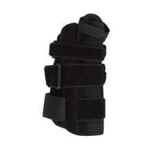 Universelle Handgelenkbandage für das rechte Handgelenk mit ergonomischer Aluminiumplatte und abnehmbarer Handflächenschiene für individuelle