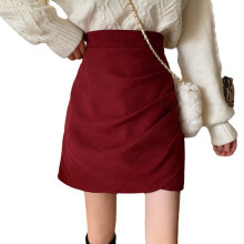 Minigonna casual con design a fascia per donna, gonna a vita alta slim fit con chiusura a cerniera, skort aderente in tessuto non elasticizzato