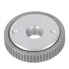 M12 Hand Operated Quick Release Grinder Nut Nonslip Beside Gear Self Locking Nut Design Toolless Replacement High Carbon Steel Widely Used In