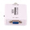 VGA To BNC Adapter With High Resolution USB Video Converter Mini Design Composite Output Format Portable Stable Performance Fine Workmanship 7