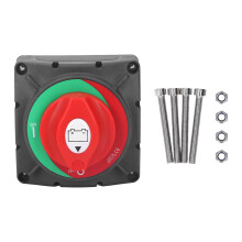 Sélecteur de batterie double avec protection contre l'inflammation, coupe-batterie haute intensité et position marche/arrêt, pour applications