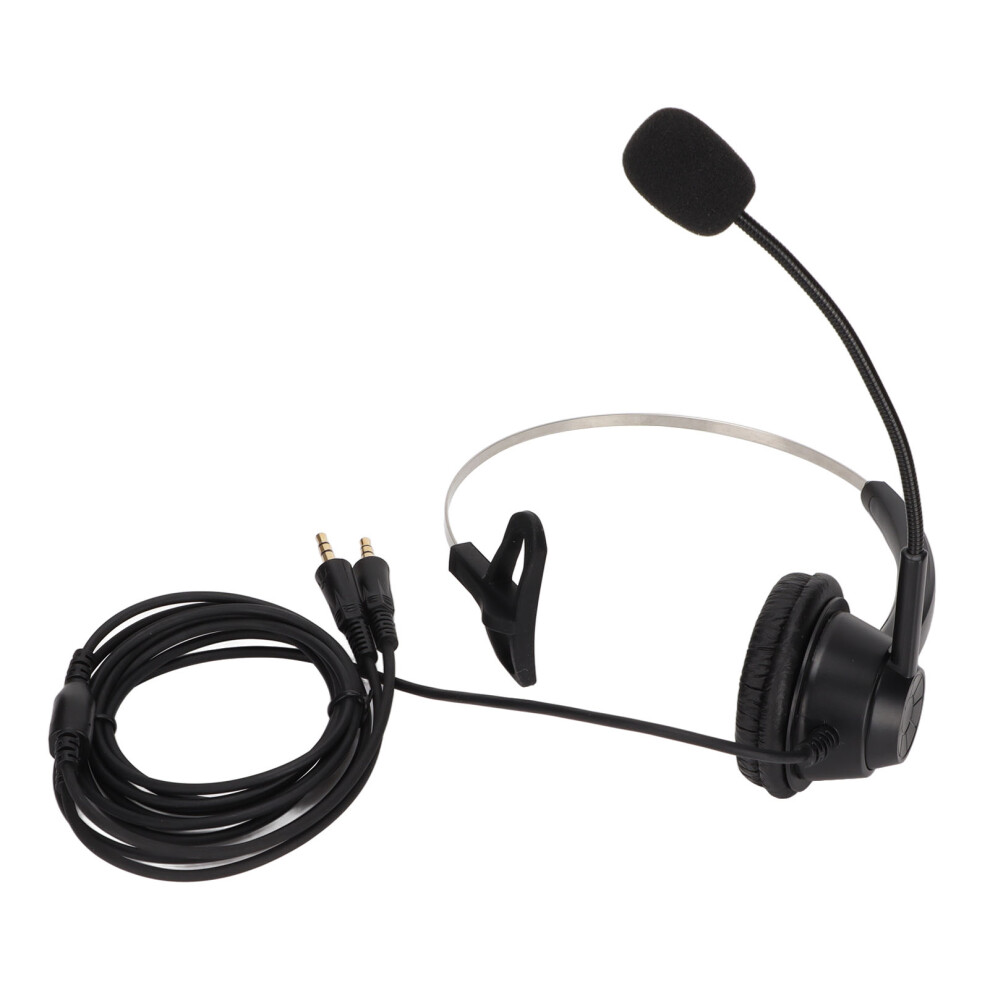 Computer Headset With Hd Microphone And Precision Design For Call Center Webinar Skype Meeting All Day Comfort Soft Ear Pads Noise Canceling Mic 9432746070954