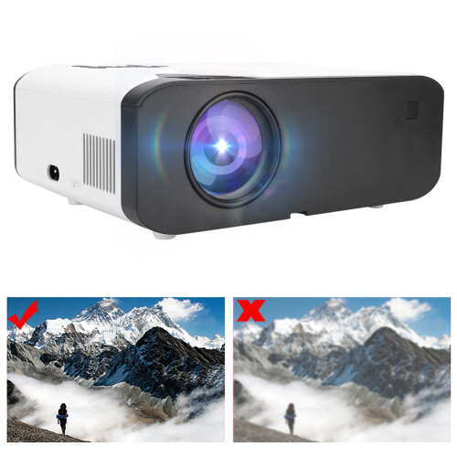 360 Audio Projector With WiFi 6 Technology Bluetooth Connectivity Smart Projector Compact Design Full HD 4K Support Auto Keystone Correction 2