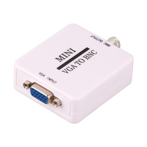 VGA To BNC Adapter With High Resolution USB Video Converter Mini Design Composite Output Format Portable Stable Performance Fine Workmanship 2
