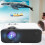 360 Audio Projector With WiFi 6 Technology Bluetooth Connectivity Smart Projector Compact Design Full HD 4K Support Auto Keystone Correction 2