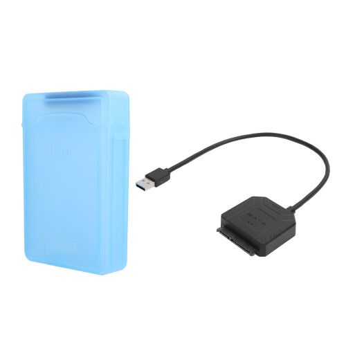 Προσαρμογέας USB3.0 σε SATA με ενσωματωμένο τροφοδοτικό, καθολική συμβατότητα για 1