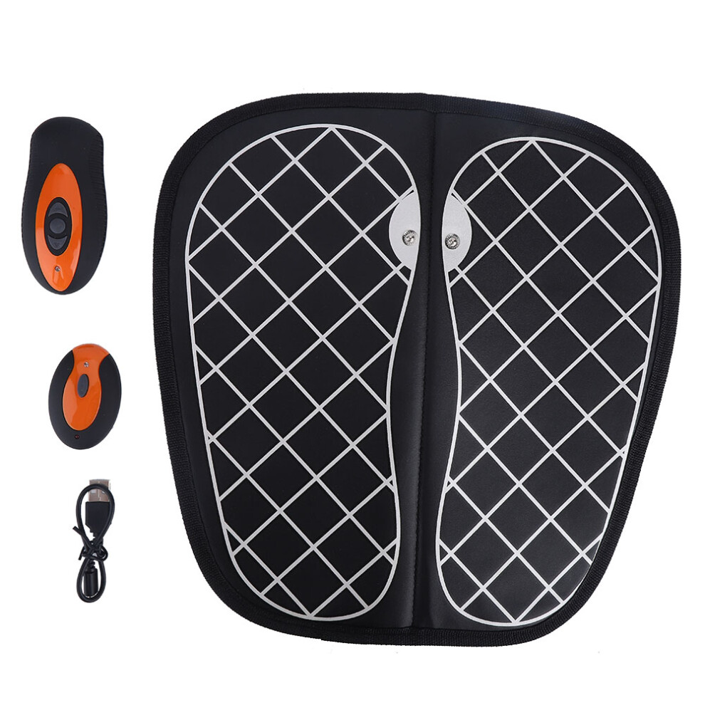 Remote Controlled Electric Foot Massager Machine For Improved Blood Circulation And Neuropathy Pain Relief, Vibration Therapy Foot Mat With 6 Modes