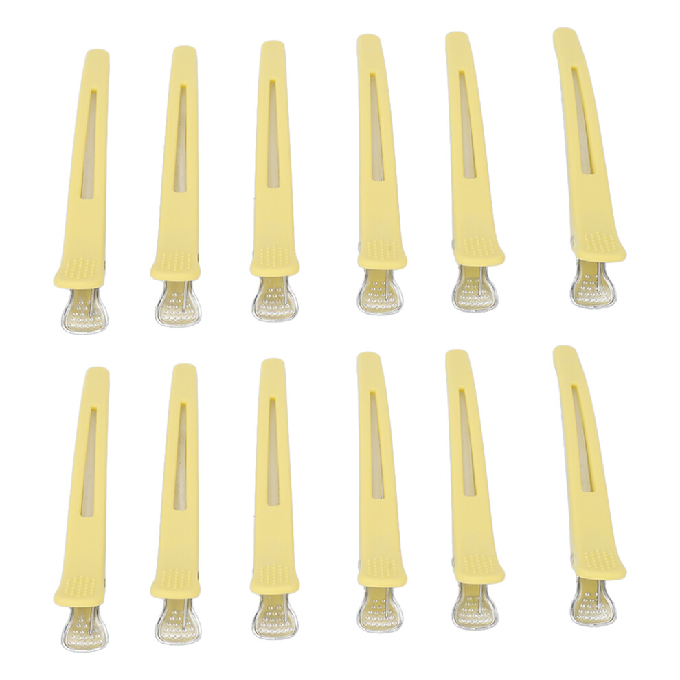 Styling Clips For Hair Sectioning Strong Non Slip Duck Bill Clips With Silicone Band Professional Hair Clips Multi Purpose Salon Grade Tools No