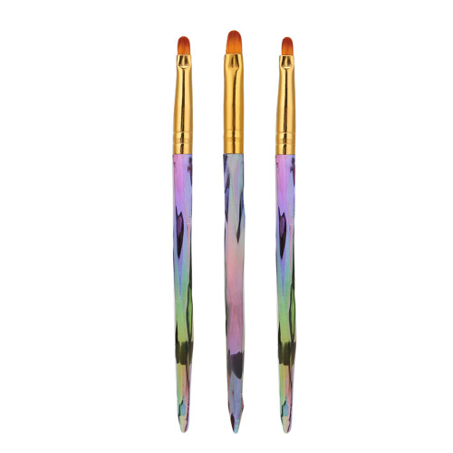 UV Nail Brush Set Featuring French Nails Application Support And 3D Painted Patterns Creation Tools With High Quality Materials For Both