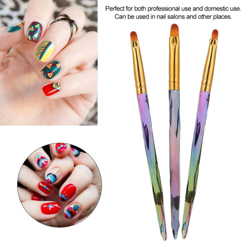 UV Nail Brush Set Featuring French Nails Application Support And 3D Painted Patterns Creation Tools With High Quality Materials For Both 2