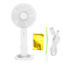 Battery Operated Handheld Fan With Aromatherapy Function, Lightweight USB Rechargeable Mini Fan In Fresh Colors, 3 Speeds For Home And Travel Use