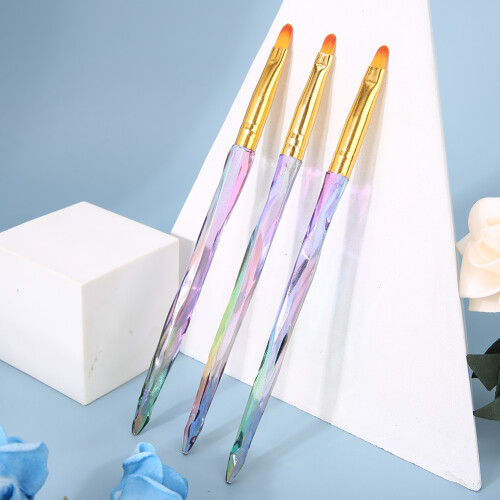 UV Nail Brush Set Featuring French Nails Application Support And 3D Painted Patterns Creation Tools With High Quality Materials For Both 1