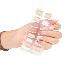 Semi Cured Gel Nail Strips Long Lasting SalonQuality Full Wraps Easy Apply for UV LED Lamp