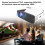 360 Audio Projector With WiFi 6 Technology Bluetooth Connectivity Smart Projector Compact Design Full HD 4K Support Auto Keystone Correction 4