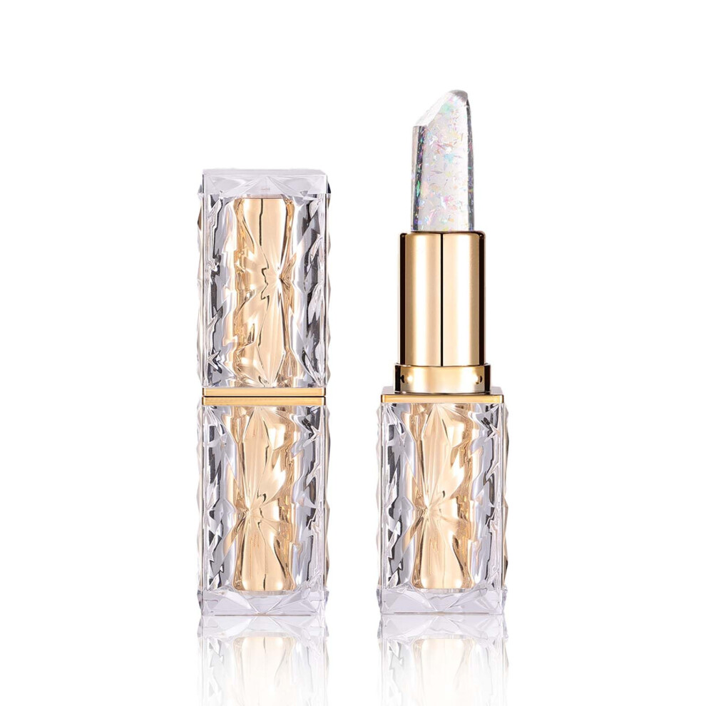 Gold Color Changing Lipstick With Foil, Long Lasting Moisturizing Ph Temperature Change 01