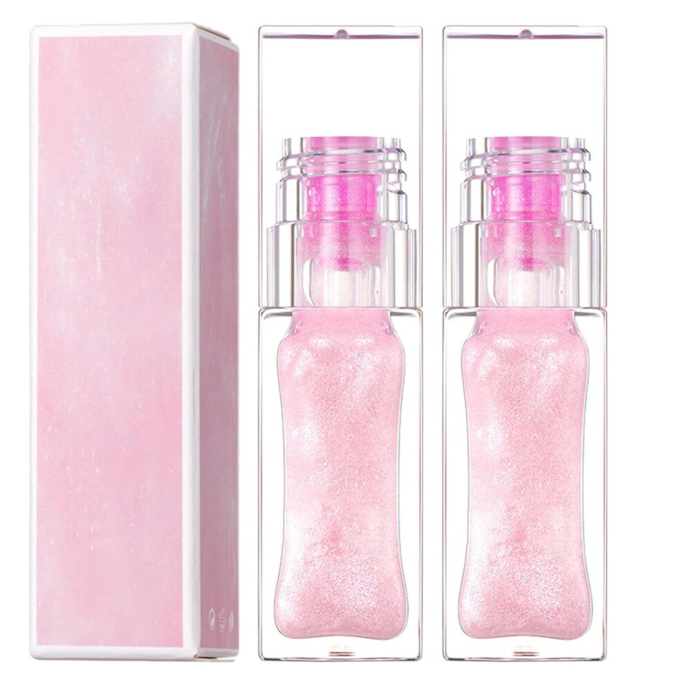 Color Changing Lip Oil V2 with TemperatureReactive Color, LongLasting Shine and Deep Hydration, 2pcs