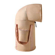 Collapsible Foot Spa Basin with Extended Calf Coverage and Heat Retention, Pink 33x72cm