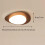LED Ceiling Light ThreeColor Dimmable Modern Flush Mount Lamp Eye Protection 50x8cm 5