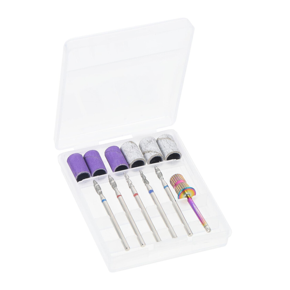 Nail Drill Bits Set Tungsten Carbide for Precise Shaping and Smooth Polishing Manicure Pedicure Tools