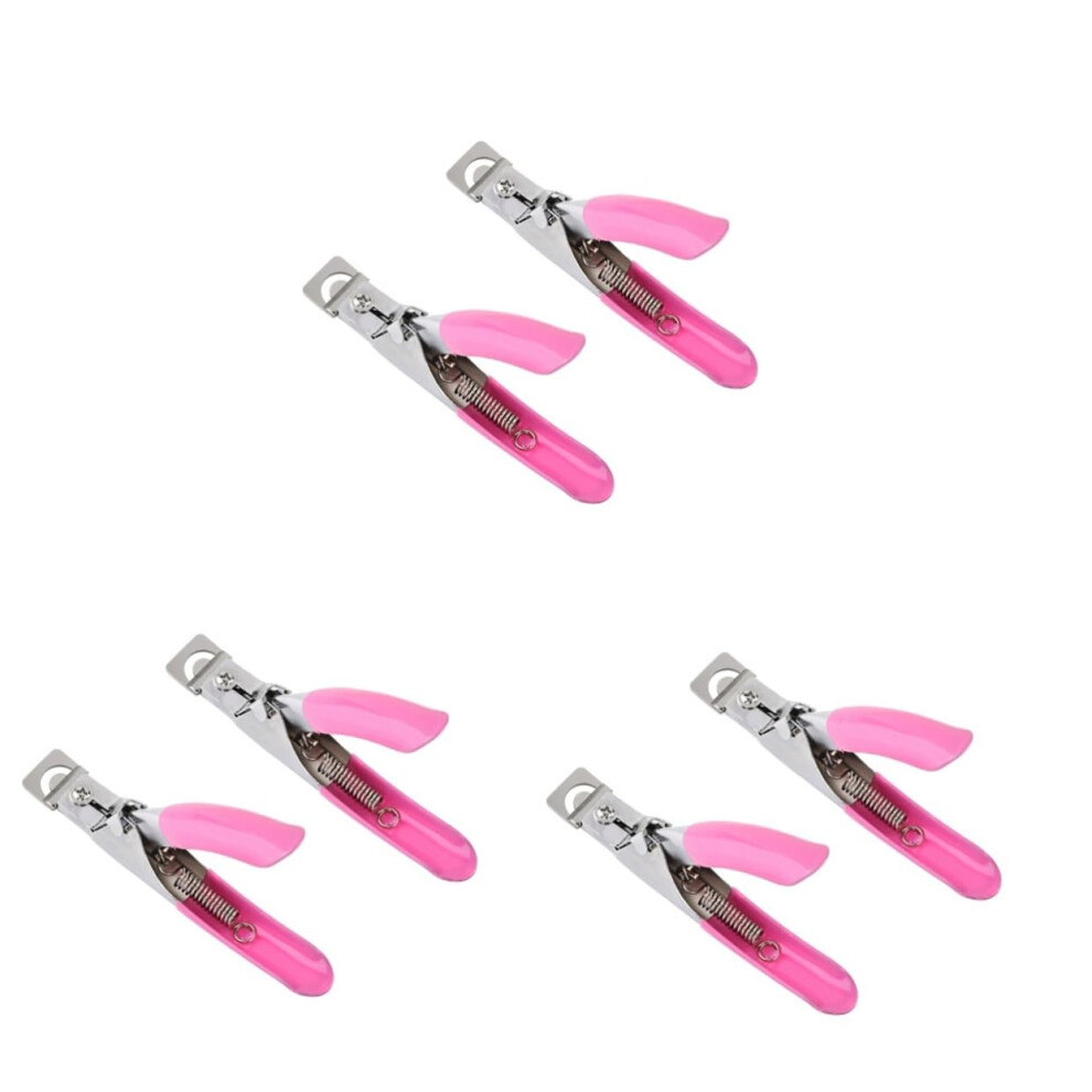 Stainless Steel Nail Clippers Set with Nail Tip Trimmer, Ergonomic Cutter for Acrylic and Natural Nails