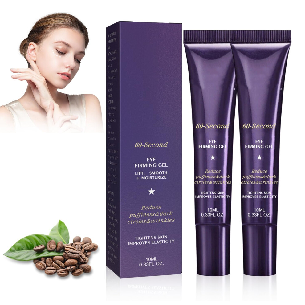 Cream Eye Firming Gel With 60Second Firming Effect And Tinted Undereye Coverage, 2Pcs Antiaging