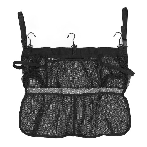 Foldable Cotton Linen Bath Toy Storage Net – Portable Space Saver 2