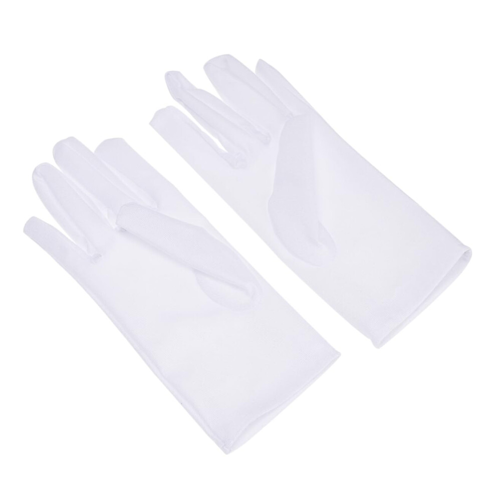Protective Work Gloves White Cotton Reusable Gloves For Gardening Cleaning Jewelry Inspection 9174973582199