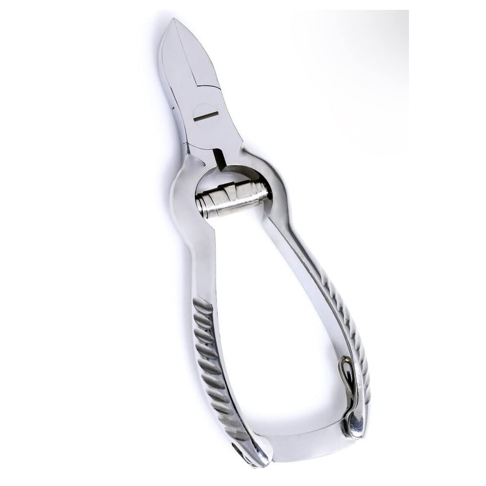Toenail Clippers for Thick and Ingrown Nails, Professional Stainless Steel Nail Nipper 4.75 Inch