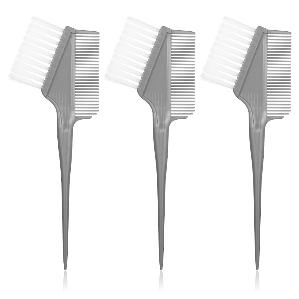 DualSided Hair Dye Brush and Comb Set for Precise Root Touch Up and Professional Hair Coloring