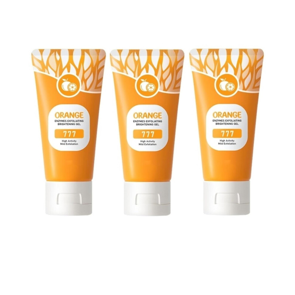 Brightening Exfoliating Gel Facial Scrub 3pc Hydrating Peel for Face and Body Smooth Skin